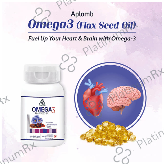 Aplomb Omega 3 Flax Seed Oil Softgel 90s