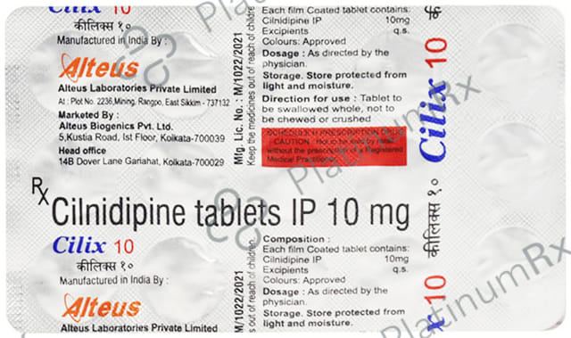 Cilix 10mg Tablet 15s