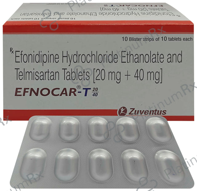 Efnocar T 20/40mg Tablet 10s