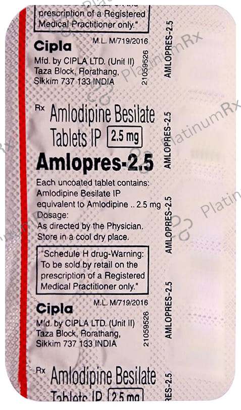 Amlopres 2.5mg Tablet 15s