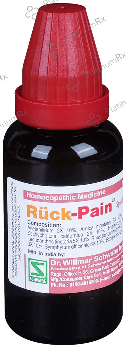 Dr Willmar Schwabe India Ruck-Pain