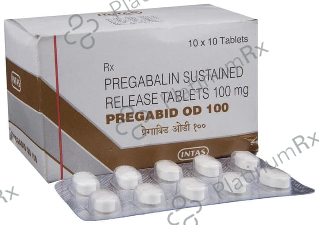 Pregabid OD 100mg Tablet SR 10s