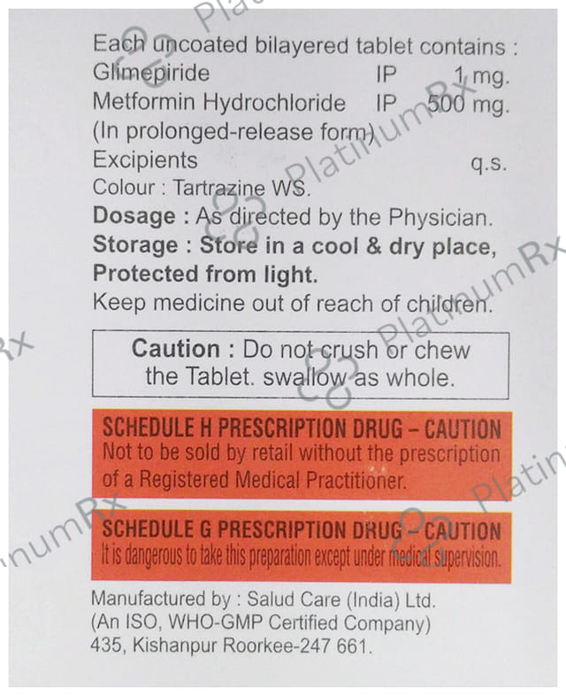 Ameto G 1/500mg Tablet PR 15s