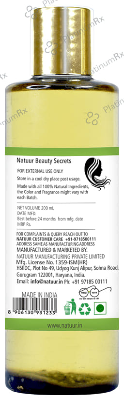 Natuur Coconut kalonji & methi Hair Growth Oil