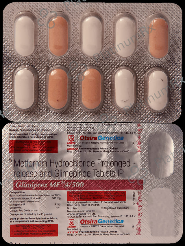 Glimiprex MF 4mg/500mg Tablet