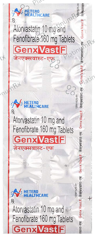 Genxvast F 10/160mg Tablet 10s