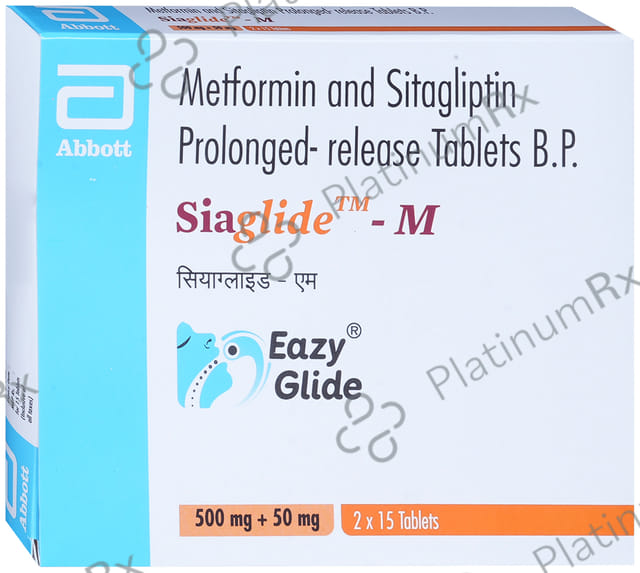 Siaglide M 50/500mg Tablet PR 15s