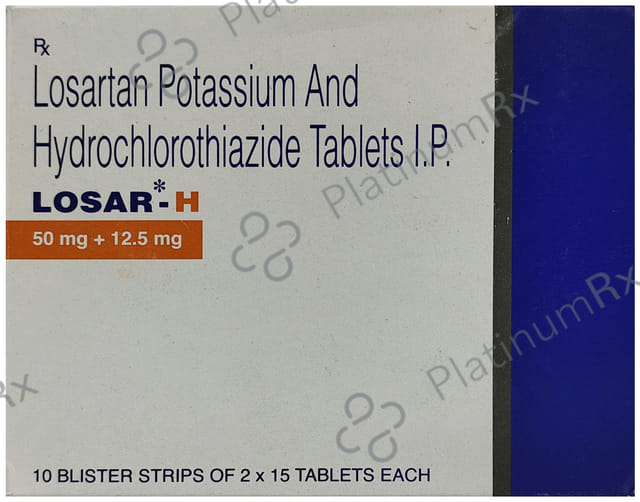 Losar H 50/12.5mg Tablet 15s