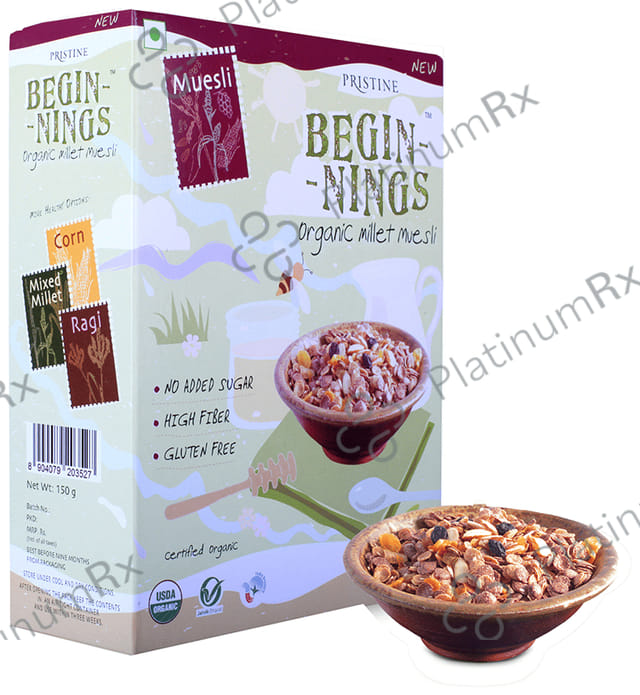 Pristine Beginnings Organic Millet Muesli 150 gm