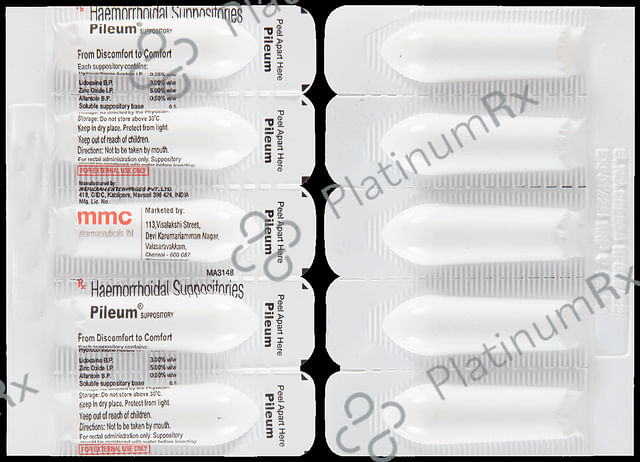 Pileum Suppository 7s