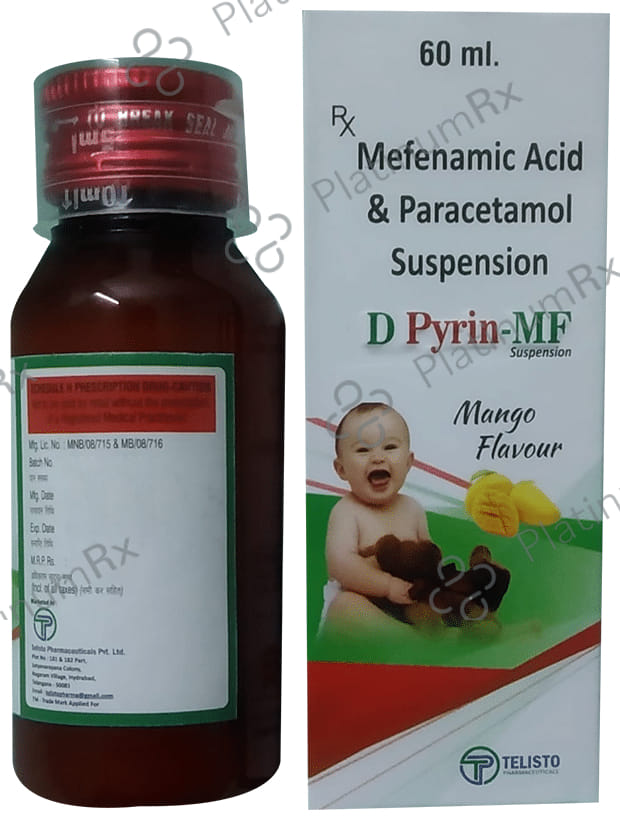 D Pyrin MF Oral Suspension Mango 60ml
