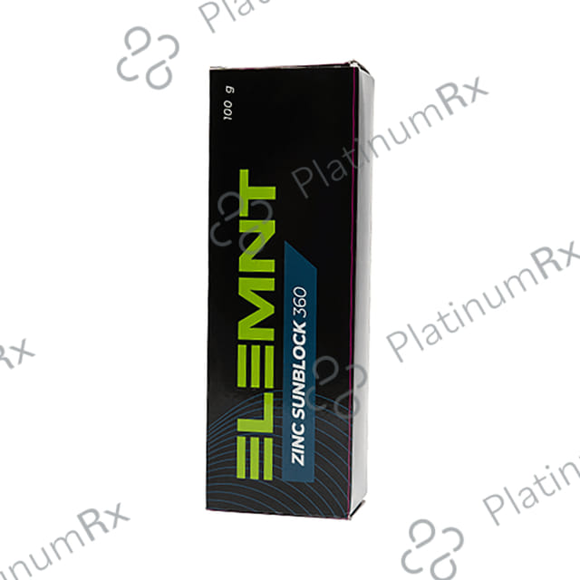 Elemnt Zinc Sunblock 360 Sunscreen SPF 50+ Cream 50gm
