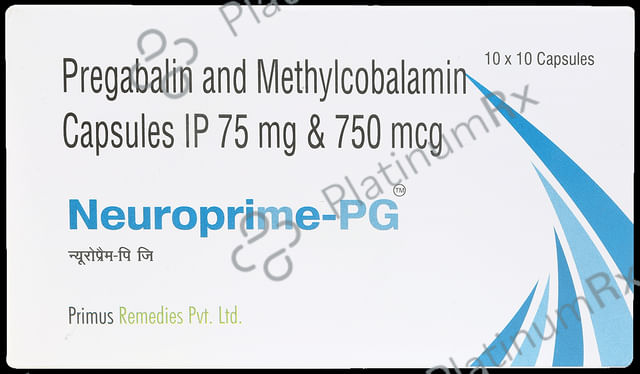 Neuroprime PG 75mg/750mcg Capsule 10s