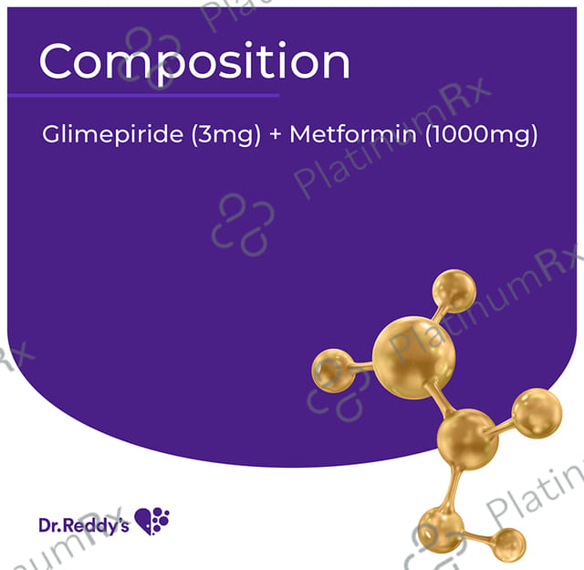 Glimy M Forte 3/1000mg Tablet 10s