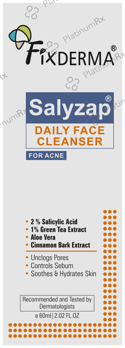 Fixderma Salyzap Daily Face Cleanser 60gm