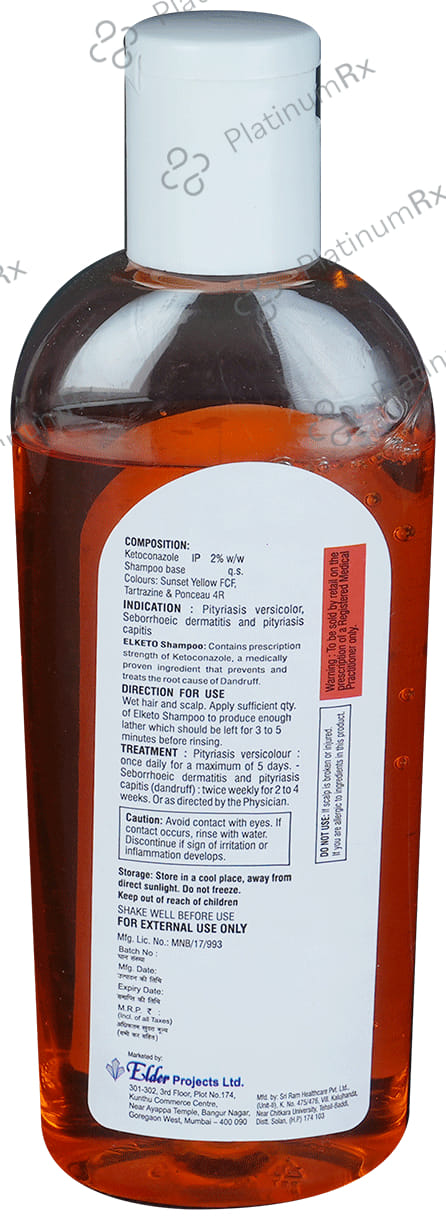 Elketo Shampoo 100ml