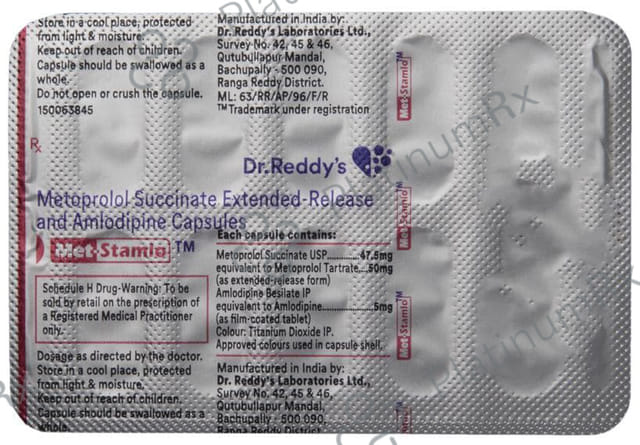 Met Stamlo 5/50mg Capsule ER 10s