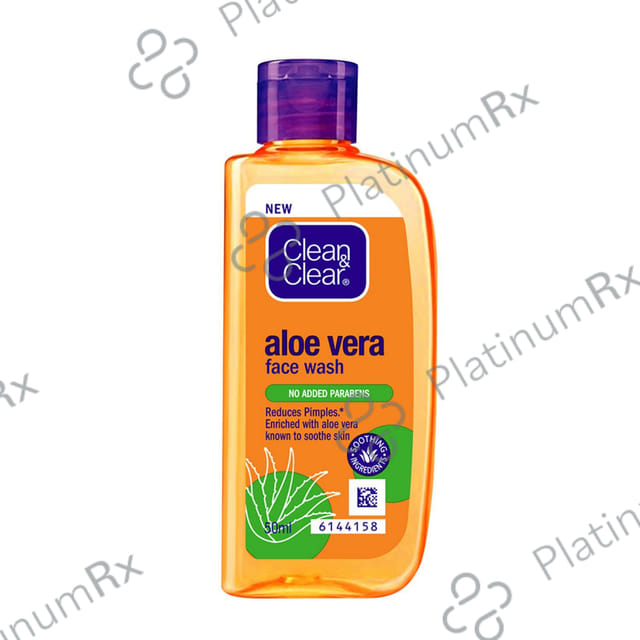 Clean & Clear Aloe Vera Face Wash 50ml