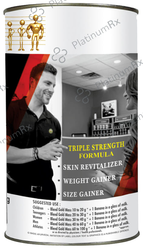 Basic Ayurveda Gold Mass Complete Nutrition Formula for Skin & Weight Management