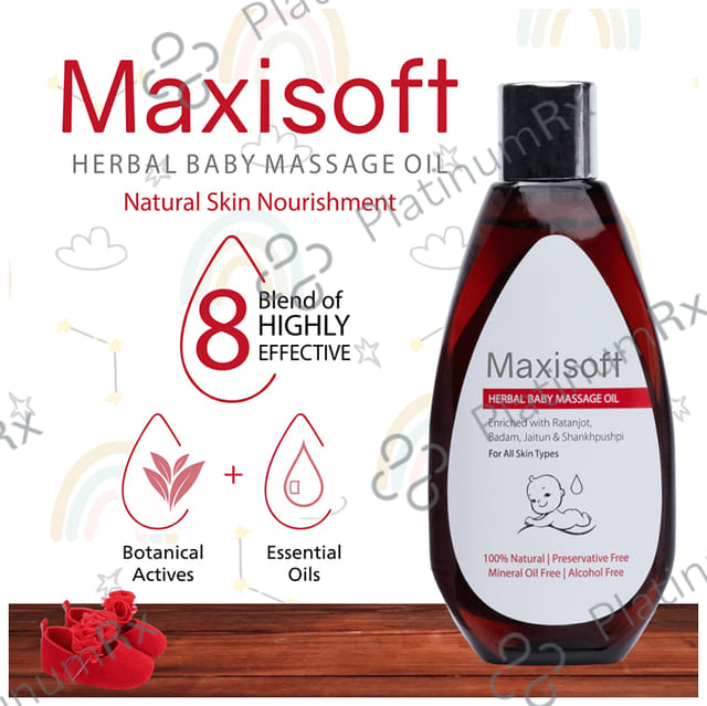 Maxisoft Herbal Baby Massage Oil