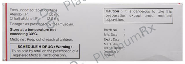 Tenoclor 50/12.5mg Tablet 15s