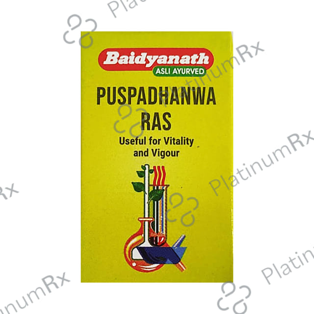 Baidyanath Puspadhanwa Ras Tablet for Vigour & Vitality