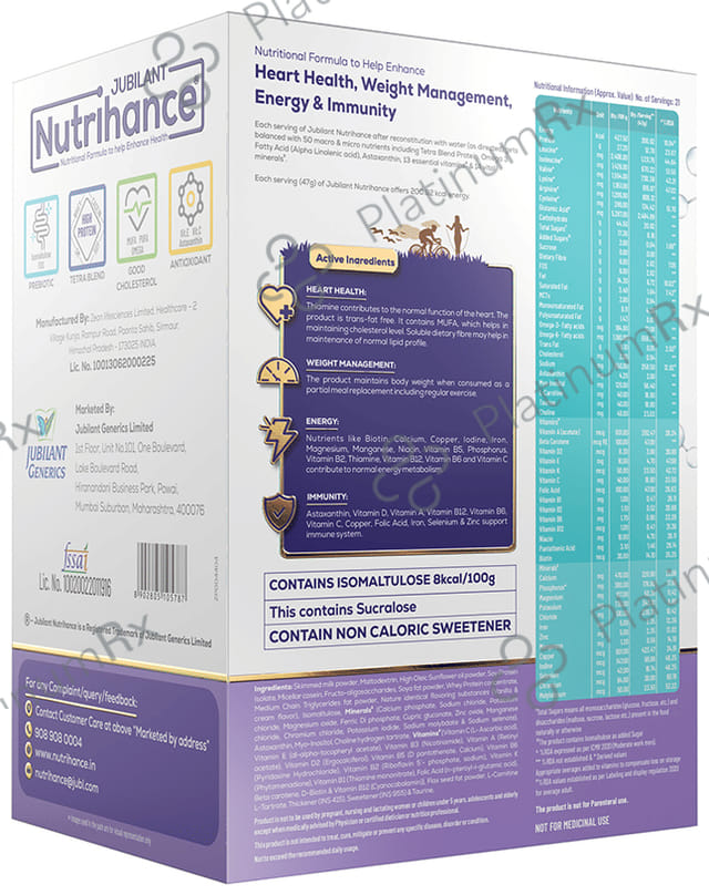 Jubilant Nutrihance Drink Vanilla