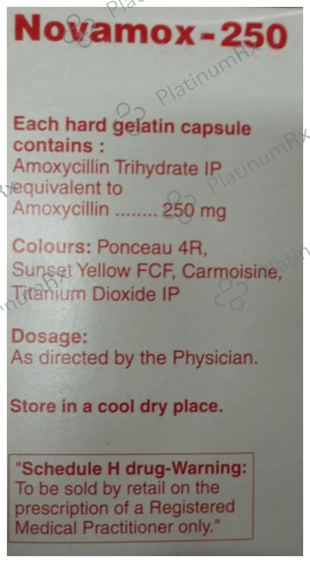Novamox 250mg Capsule 15s