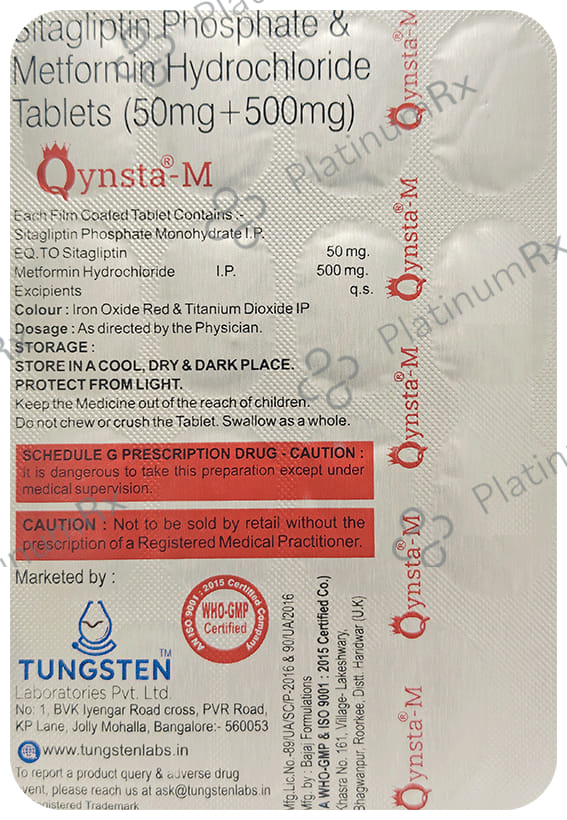Qynsta 500/50mg M Tablet 15s