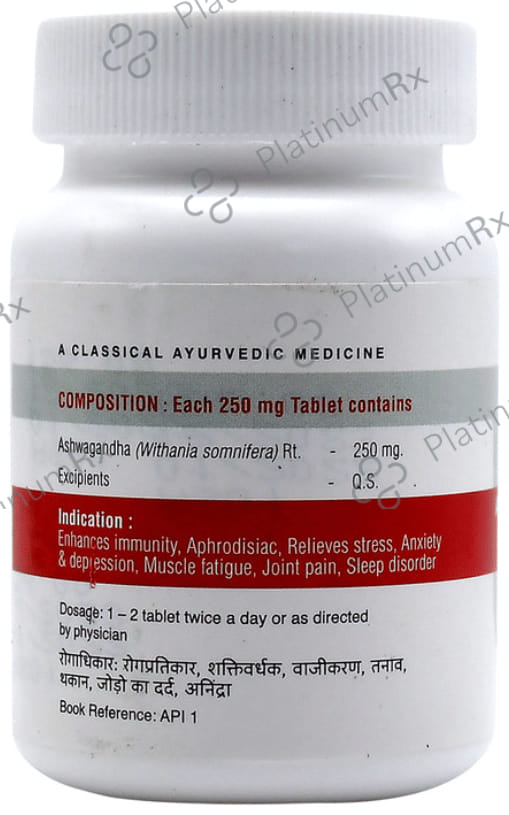 Uma Ayurveda Ashwagandha Ghan Vati Tablet 40s