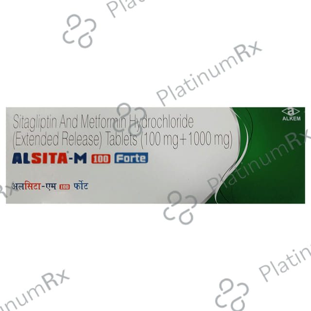 Alsita M Forte 1000/100mg Tablet ER 10s