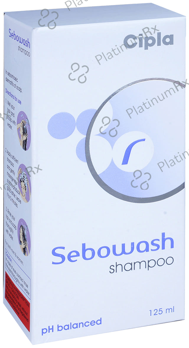 Sebowash 0.01% Shampoo 125ml