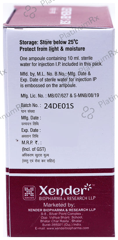 Cefxen SB 1.5GM 1000/500mg Injection 1s
