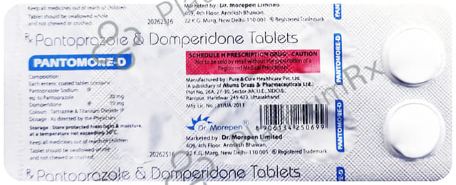Pantomore D 10/20mg Tablet 10s