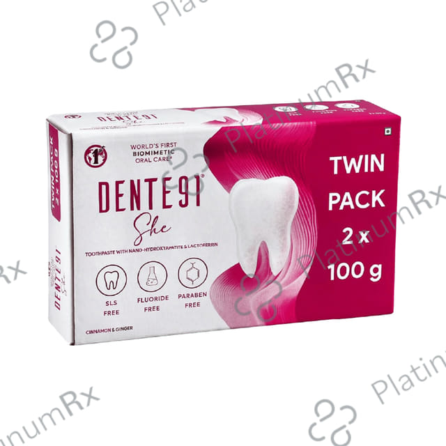 Dente 91 She 100gm Toothpaste 2s