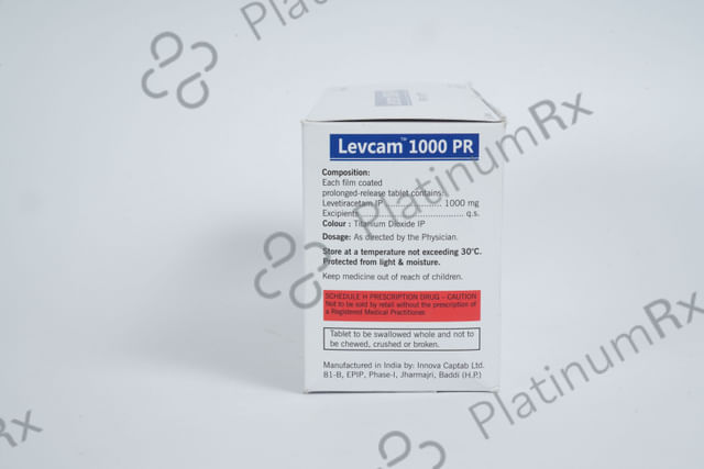 Levcam 1000mg PR Tablet 10s