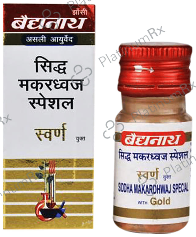 Baidyanath (Jhansi) Siddha Makardhwaj Special with Gold 25 tablets