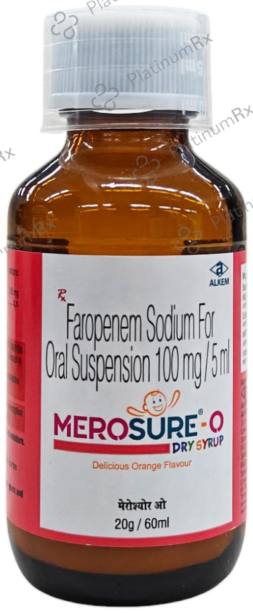 Merosure O 100mg Dry Syrup Delicious Orange 60ml