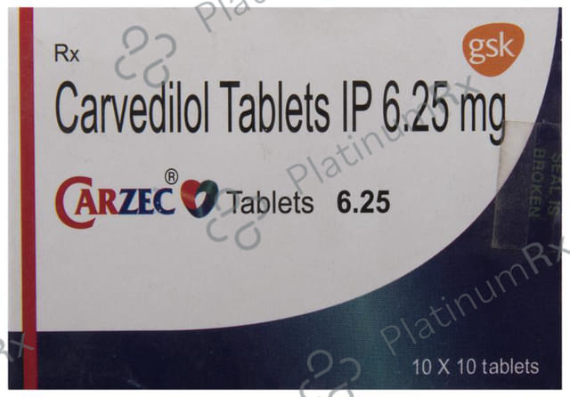 Carzec 6.25mg Tablet 10s