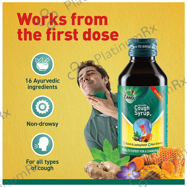 Zandu Ayurvedic Cough Syrup 100ml