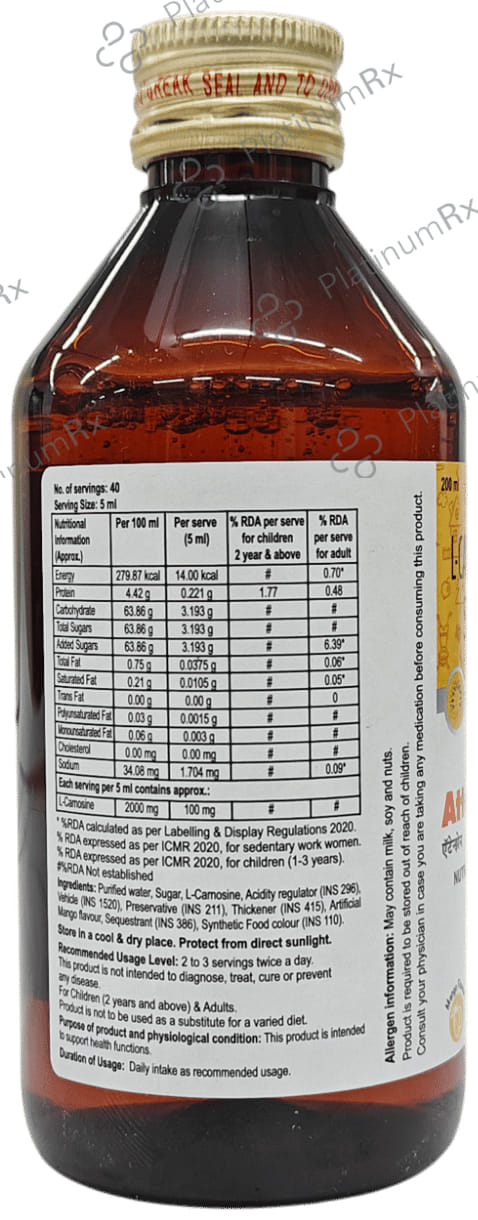 Attenzen Syrup 200ml