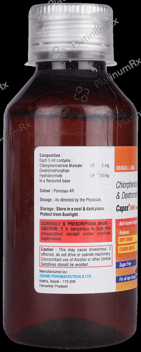 Capex Dmr 2/10mg Expectorant 100ml