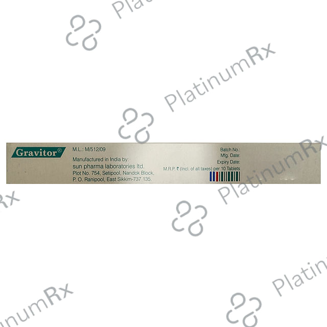 Gravitor 60mg Tablet 10s
