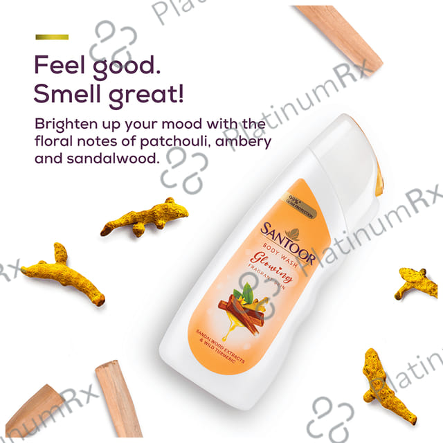 Santoor Glowing Fragrant Skin Body Wash