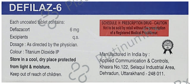 Defilaz 6mg Tablet