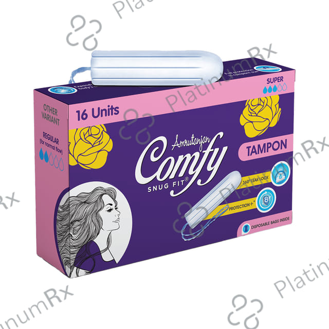 Amrutanjan Comfy Snugfit Tampons Super 16s