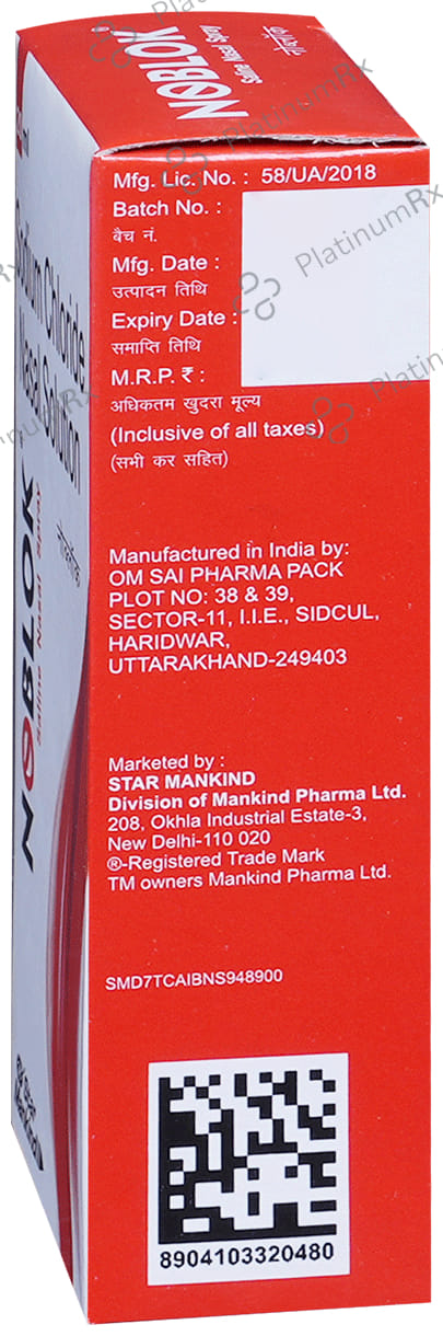 Noblok 0.65% Nasal Spray 20ml