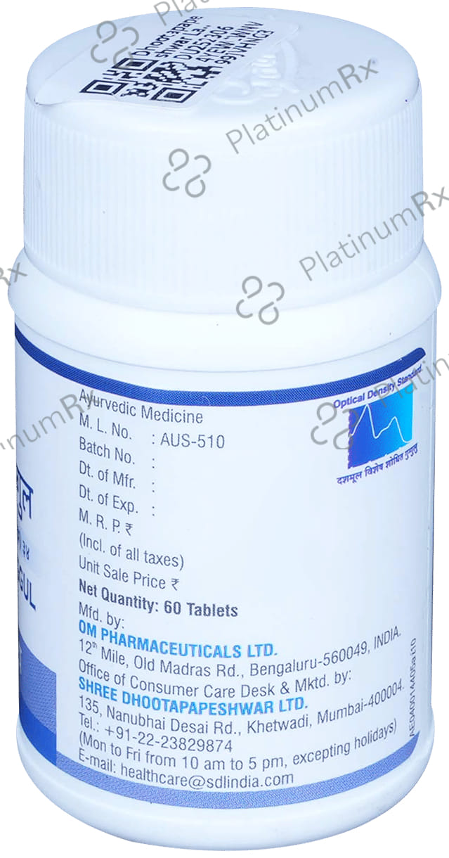 Dhootapapeshwar Lakshadi Guggul 60 tablets