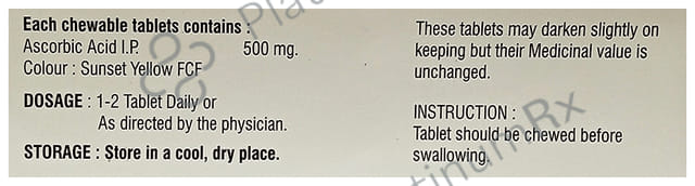 Vitamin C 500 Chewable Tablet 10s