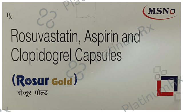 Rosur Gold 10/75/75mg Capsule 10s